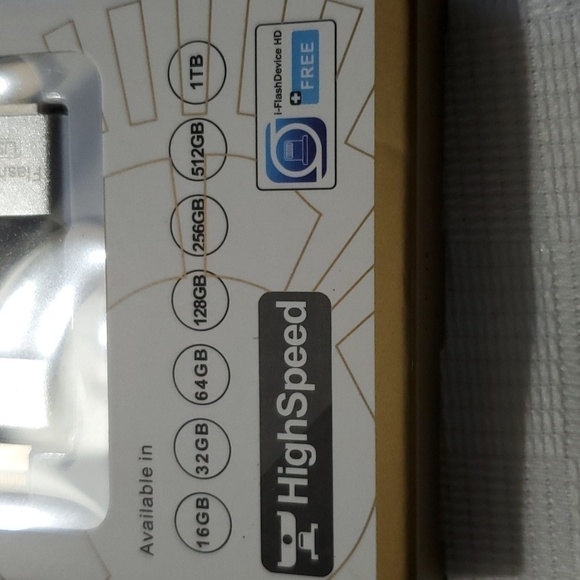 NIB! 64gb USB Flash Drive 3.0 Dual Storage for iOS & PC - Picture 3 of 4